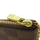 LOUIS VUITTON Coin case N62658 Damier canvas Brown Pochette Kle Women(Unisex) Used Authentic
