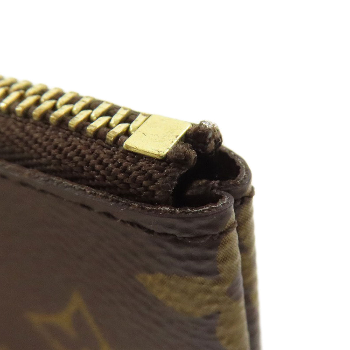 LOUIS VUITTON Coin case M62650 Monogram canvas Brown Pochette Kle Women(Unisex) Used Authentic
