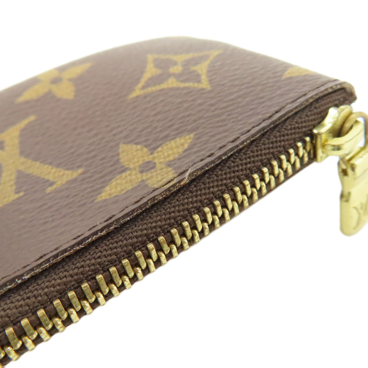 LOUIS VUITTON Coin case M62650 Monogram canvas Brown Pochette Kle Women(Unisex) Used Authentic