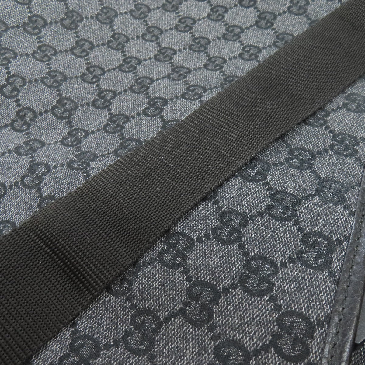 GUCCI Shoulder Bag 282524 canvas black Crest Messenger Outlet