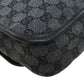 GUCCI Shoulder Bag 282524 canvas black Crest Messenger Outlet