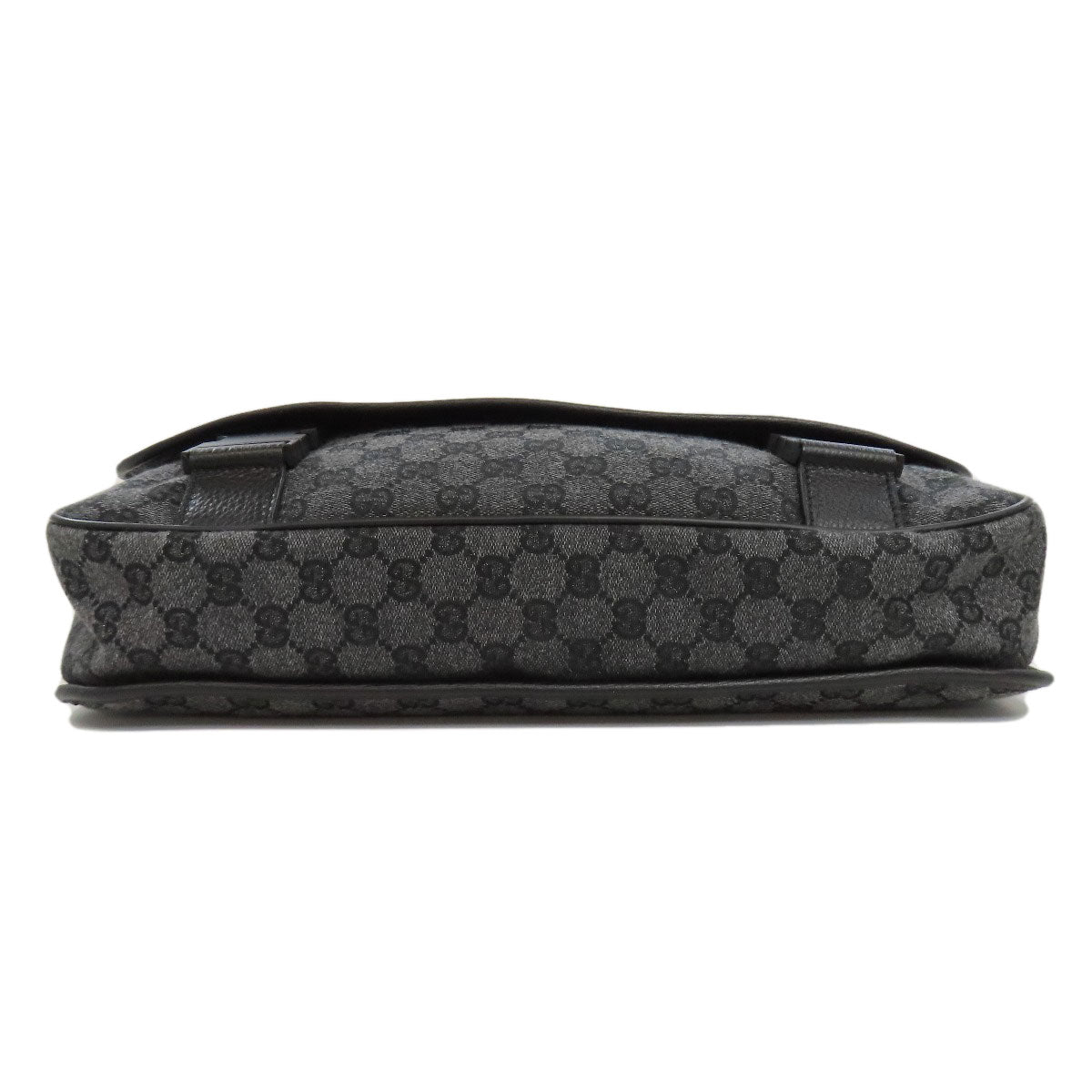GUCCI Shoulder Bag 282524 canvas black Crest Messenger Outlet