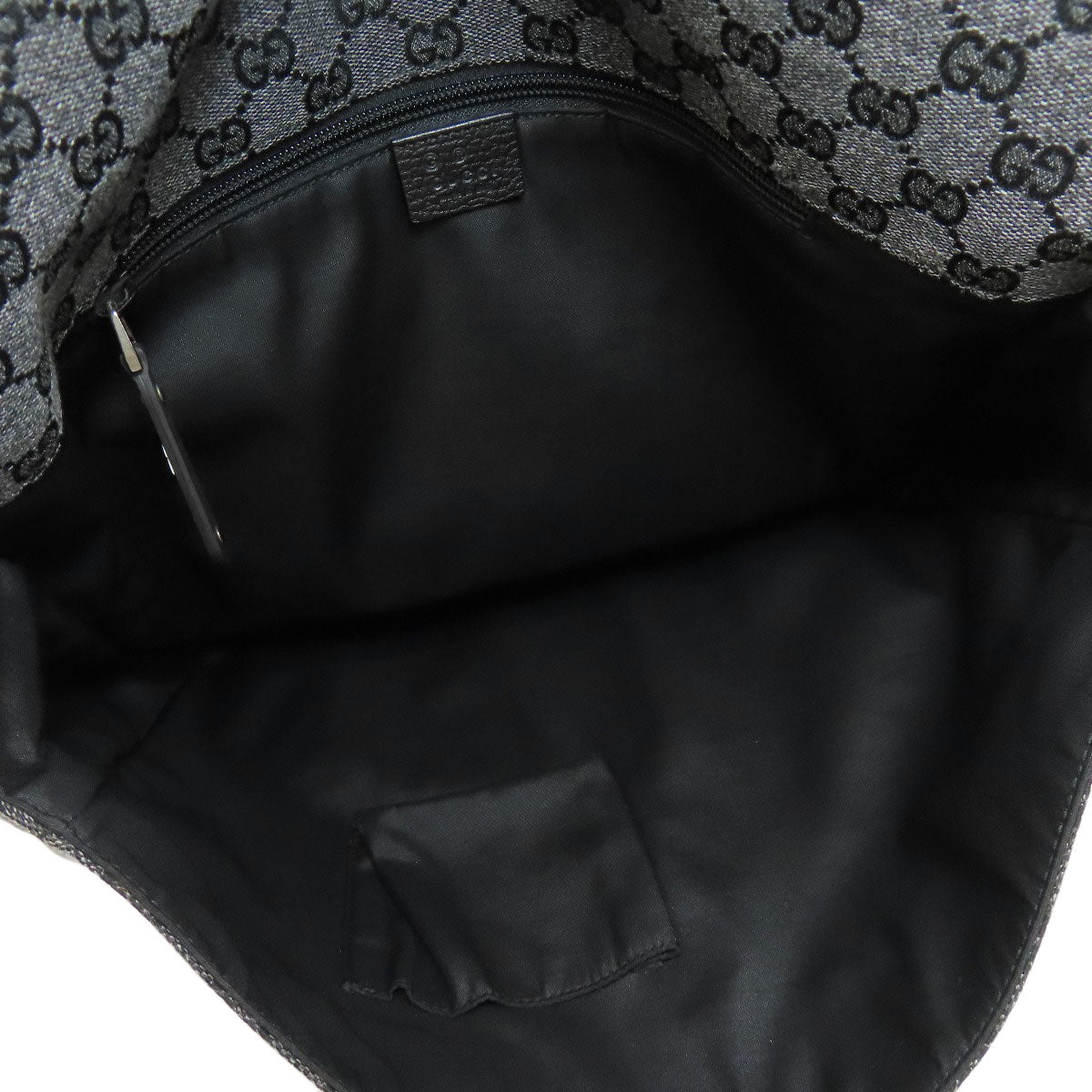 GUCCI Shoulder Bag 282524 canvas black Crest Messenger Outlet