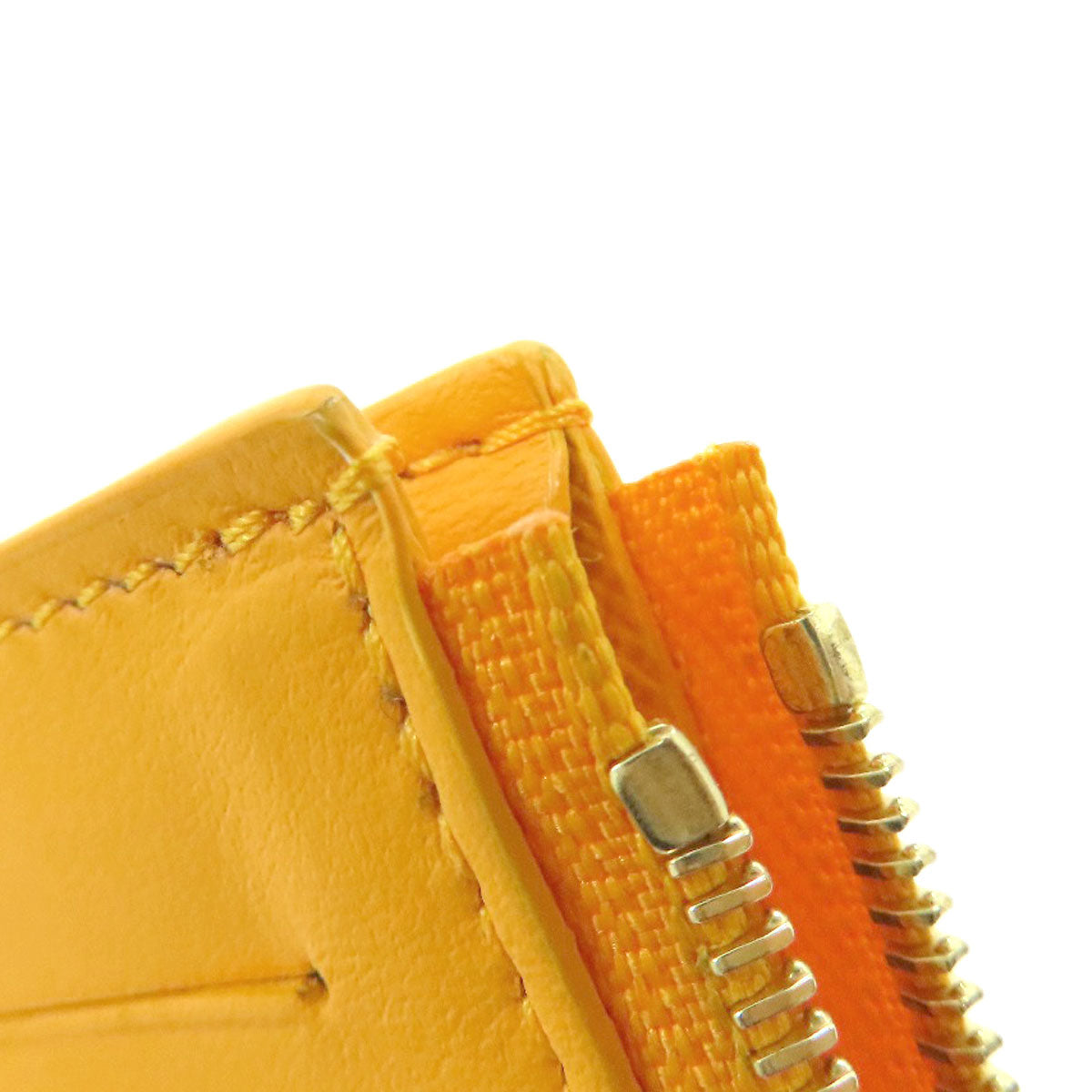 LOUIS VUITTON Coin case M12660 Monogram Heritage Canvas yellow Coin card holder Women Used Authentic