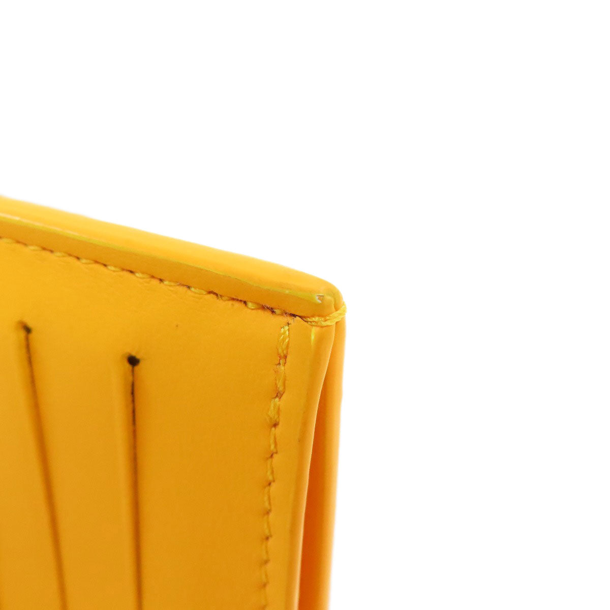 LOUIS VUITTON Coin case M12660 Monogram Heritage Canvas yellow Coin card holder Women Used Authentic