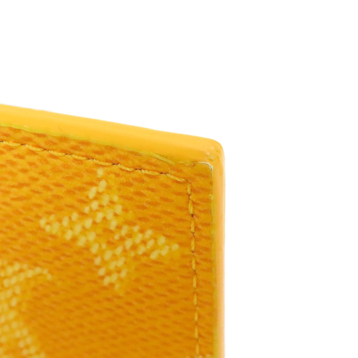 LOUIS VUITTON Coin case M12660 Monogram Heritage Canvas yellow Coin card holder Women Used Authentic