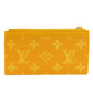LOUIS VUITTON Coin case M12660 Monogram Heritage Canvas yellow Coin card holder Women Used Authentic