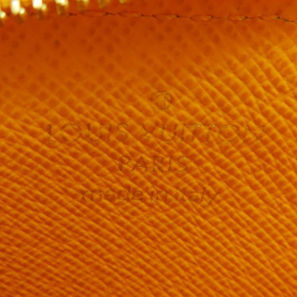 LOUIS VUITTON Coin case M12660 Monogram Heritage Canvas yellow Coin card holder Women Used Authentic