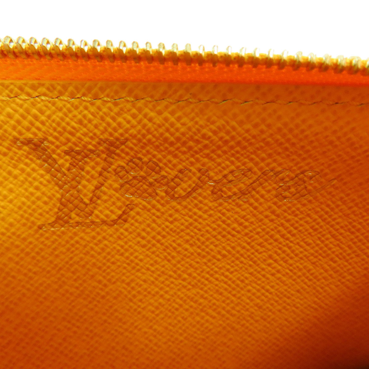 LOUIS VUITTON Coin case M12660 Monogram Heritage Canvas yellow Coin card holder Women Used Authentic
