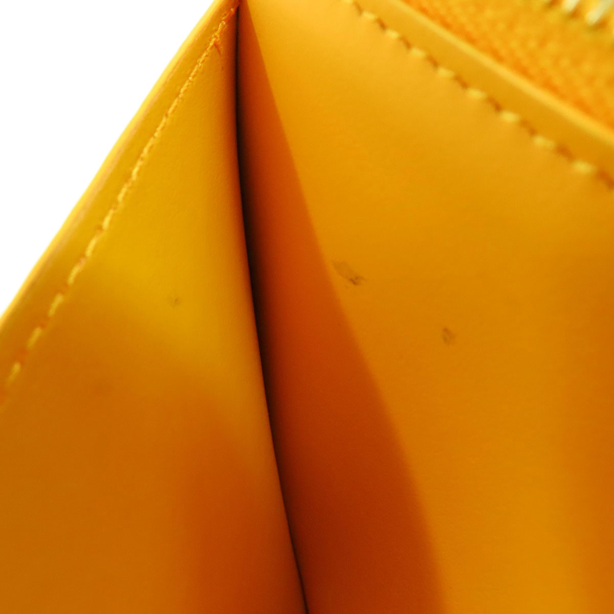 LOUIS VUITTON Coin case M12660 Monogram Heritage Canvas yellow Coin card holder Women Used Authentic