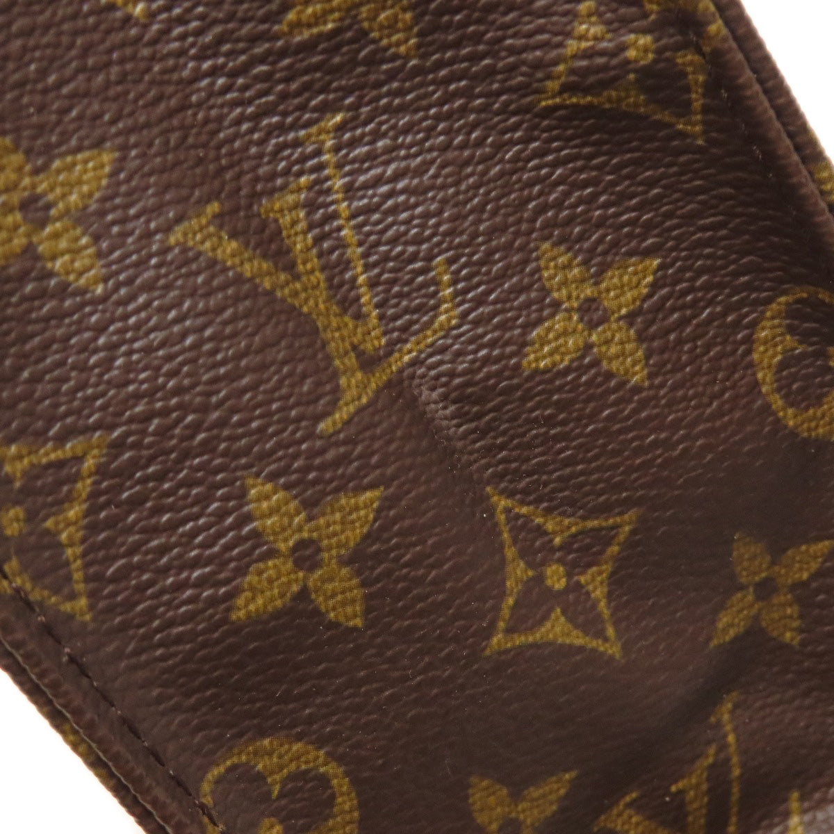 LOUIS VUITTON Handbag M51140 Monogram canvas Brown Sac Plat Women Used Authentic