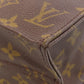 LOUIS VUITTON Handbag M51140 Monogram canvas Brown Sac Plat Women Used Authentic