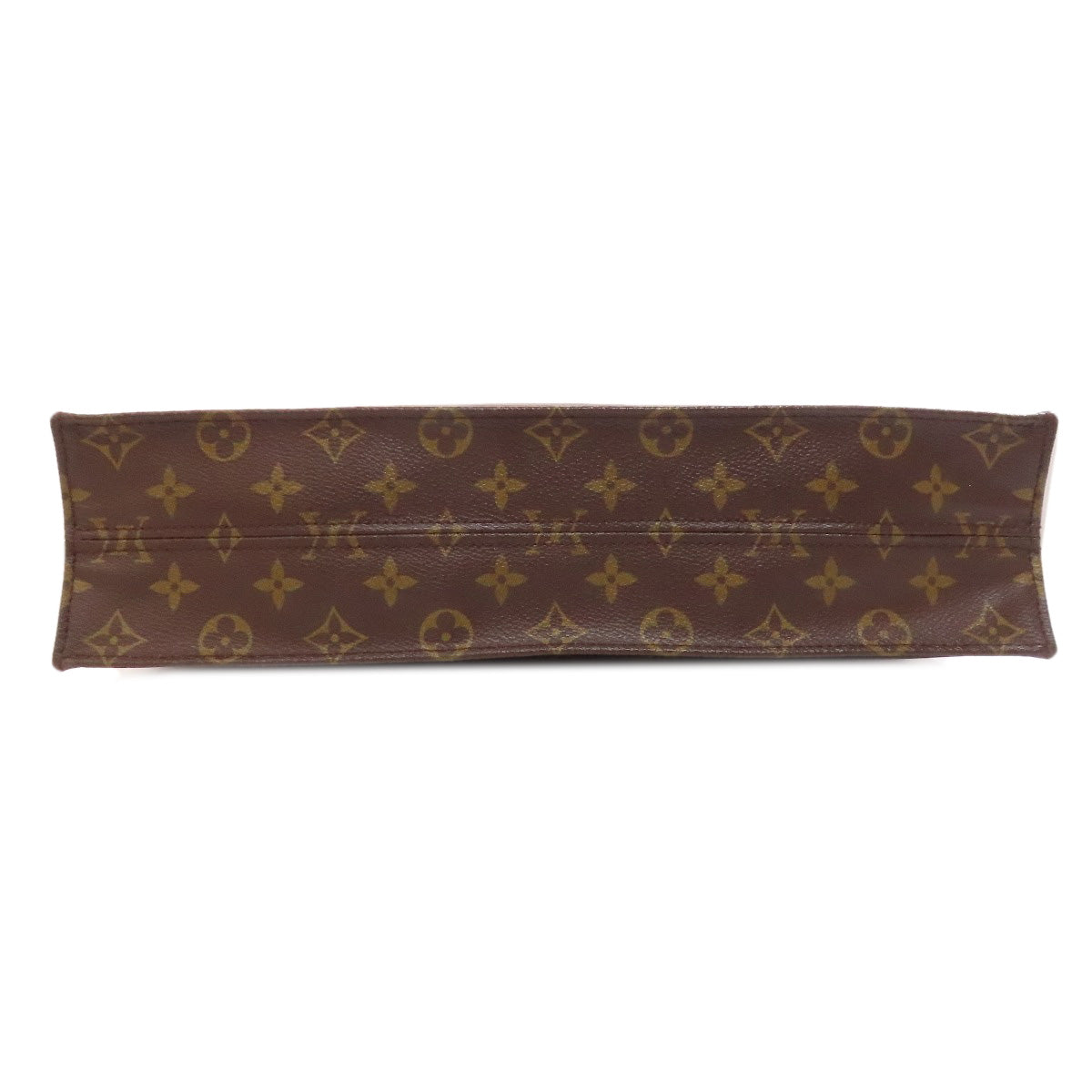 LOUIS VUITTON Handbag M51140 Monogram canvas Brown Sac Plat Women Used Authentic