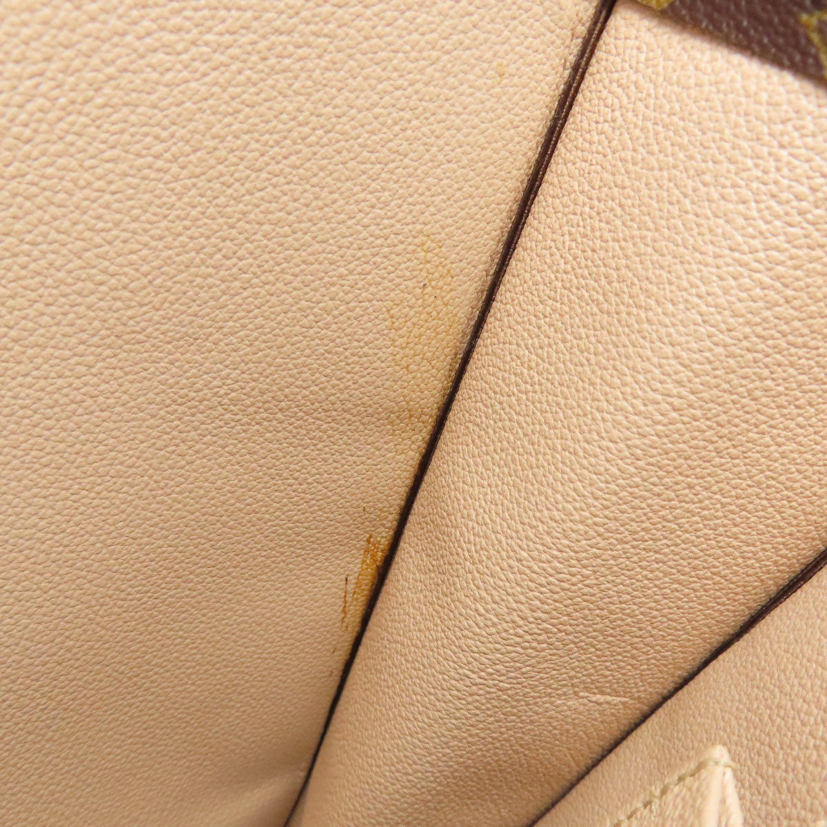 LOUIS VUITTON Handbag M51140 Monogram canvas Brown Sac Plat Women Used Authentic