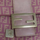 FENDI Shoulder Bag canvas purple Zucca Pattern
