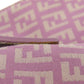 FENDI Shoulder Bag canvas purple Zucca Pattern