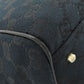 GUCCI Tote Bag 145758 canvas black GG Women Used Authentic