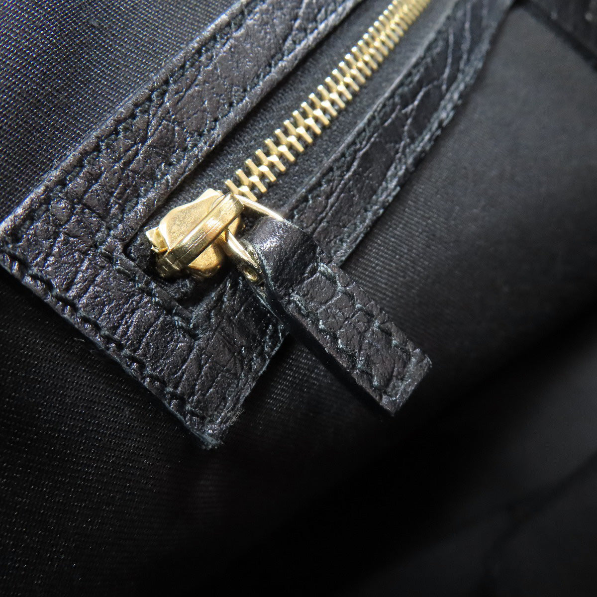 GUCCI Handbag 137396 canvas black GG Women Used Authentic
