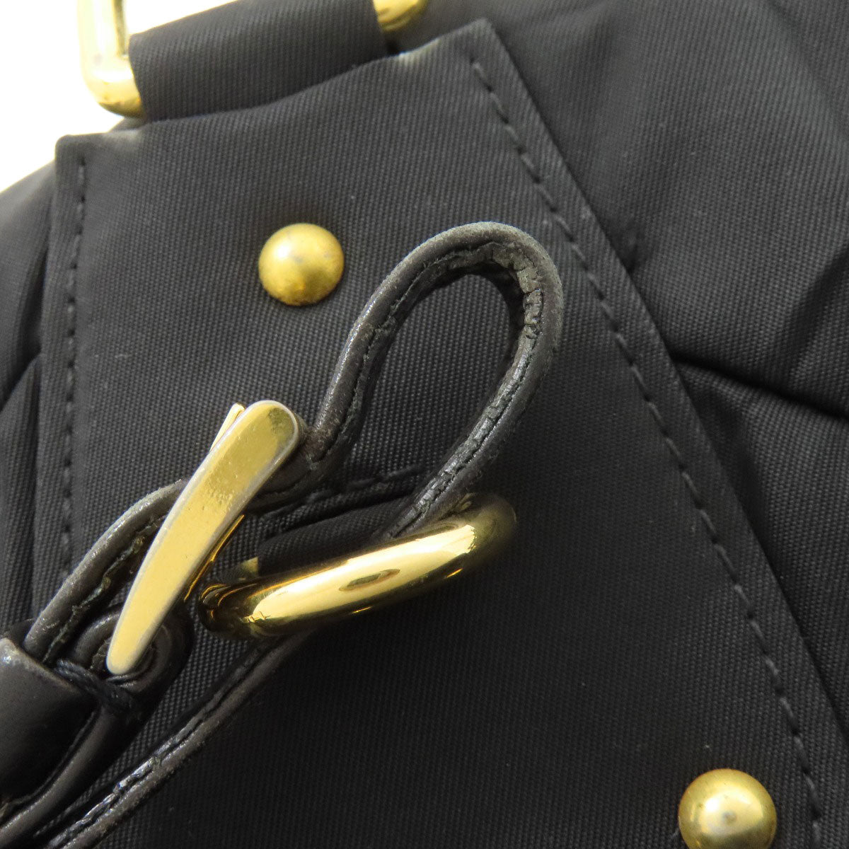 PRADA Handbag Nylon black 2WAY