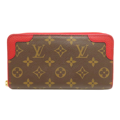 LOUIS VUITTON Long Wallet Purse M61854 Monogram canvas Brown Zippy Wallet Retiro