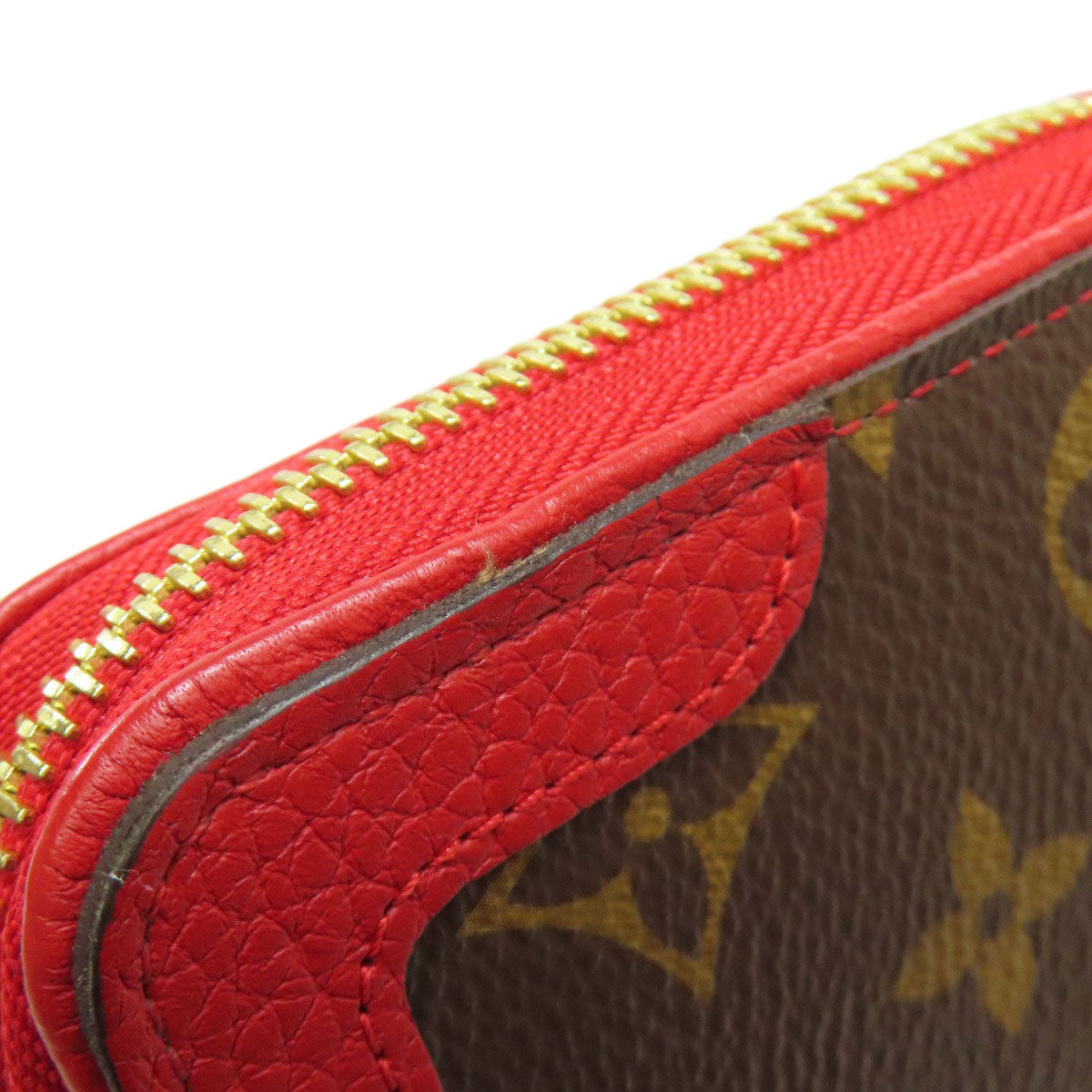 LOUIS VUITTON Long Wallet Purse M61854 Monogram canvas Brown Zippy Wallet Retiro