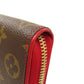 LOUIS VUITTON Long Wallet Purse M61854 Monogram canvas Brown Zippy Wallet Retiro