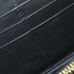 CELINE Long Wallet Purse leather green logo Women Used Authentic