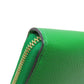 CELINE Long Wallet Purse leather green logo Women Used Authentic