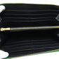 CELINE Long Wallet Purse leather green logo Women Used Authentic