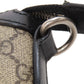 GUCCI Shoulder Bag 523335 PVC Brown GG Supreme Medium Messenger Women Used Authentic