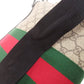 GUCCI Shoulder Bag 523335 PVC Brown GG Supreme Medium Messenger Women Used Authentic