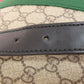 GUCCI Shoulder Bag 523335 PVC Brown GG Supreme Medium Messenger Women Used Authentic