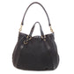 GUCCI Handbag 130734 canvas black GG 2WAY