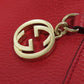 GUCCI Handbag 449711 leather Red Interlocking G outlet