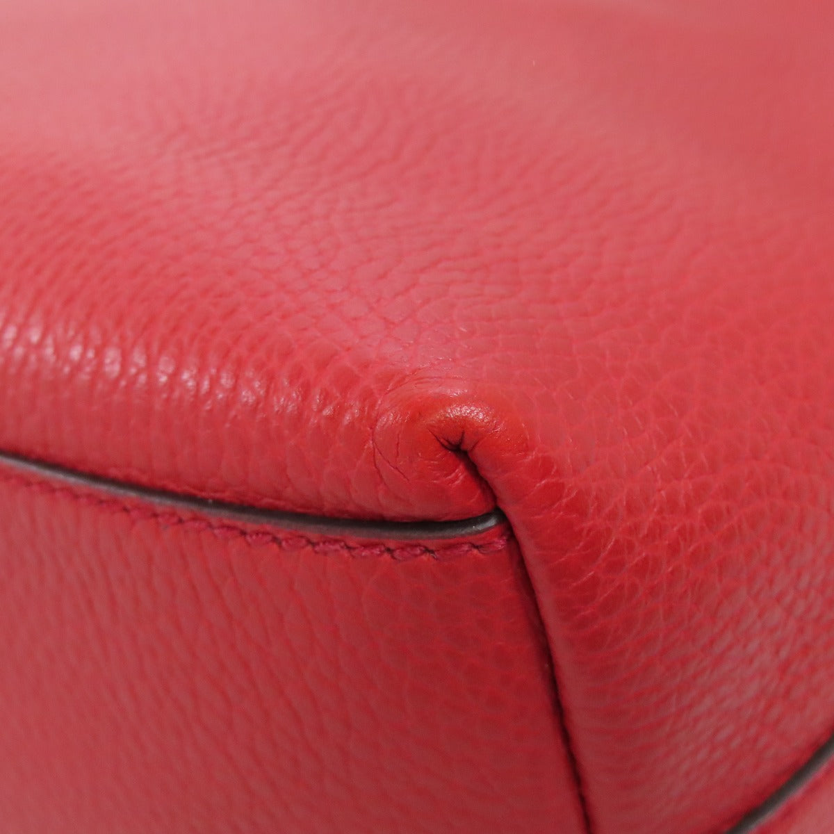 GUCCI Handbag 449711 leather Red Interlocking G outlet