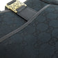 GUCCI Handbag 145810 canvas black GG pattern Women Used Authentic