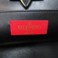 VALENTINO Shoulder Bag leather black Studs