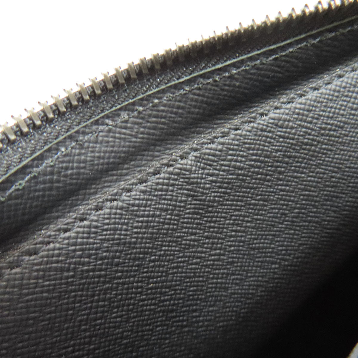 LOUIS VUITTON business bag M61698 Monogram Eclipse gray Zippy XL mens Used Authentic