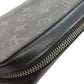 LOUIS VUITTON business bag M61698 Monogram Eclipse gray Zippy XL mens Used Authentic