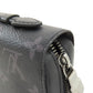 LOUIS VUITTON business bag M61698 Monogram Eclipse gray Zippy XL mens Used Authentic