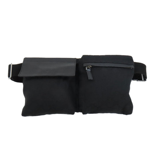 GUCCI Sling bag 28566 canvas black GG pattern