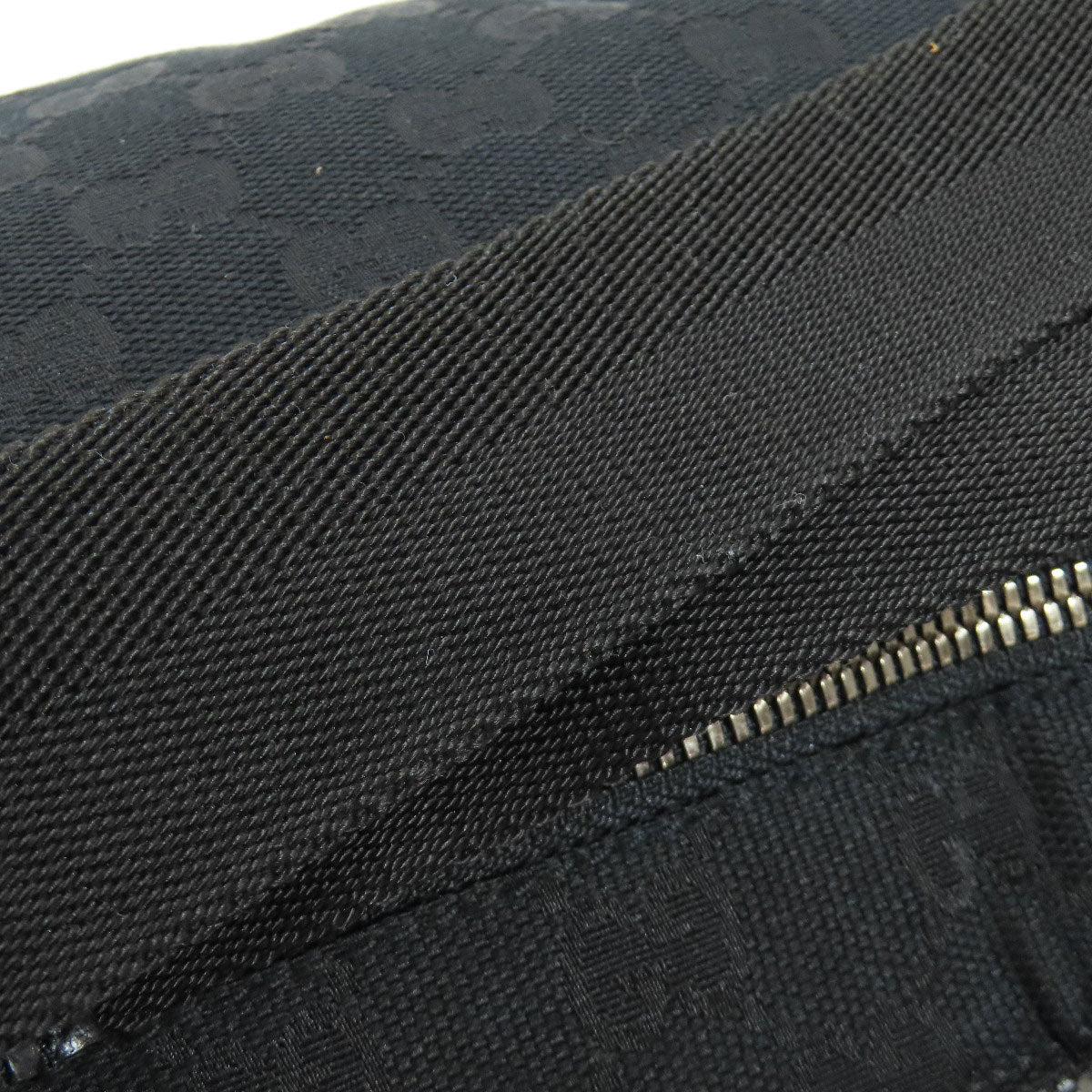 GUCCI Sling bag 28566 canvas black GG pattern