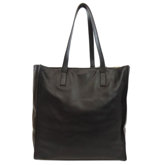 PRADA Tote Bag 1BG002 Calfskin black logo