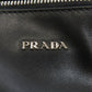 PRADA Tote Bag 1BG002 Calfskin black logo