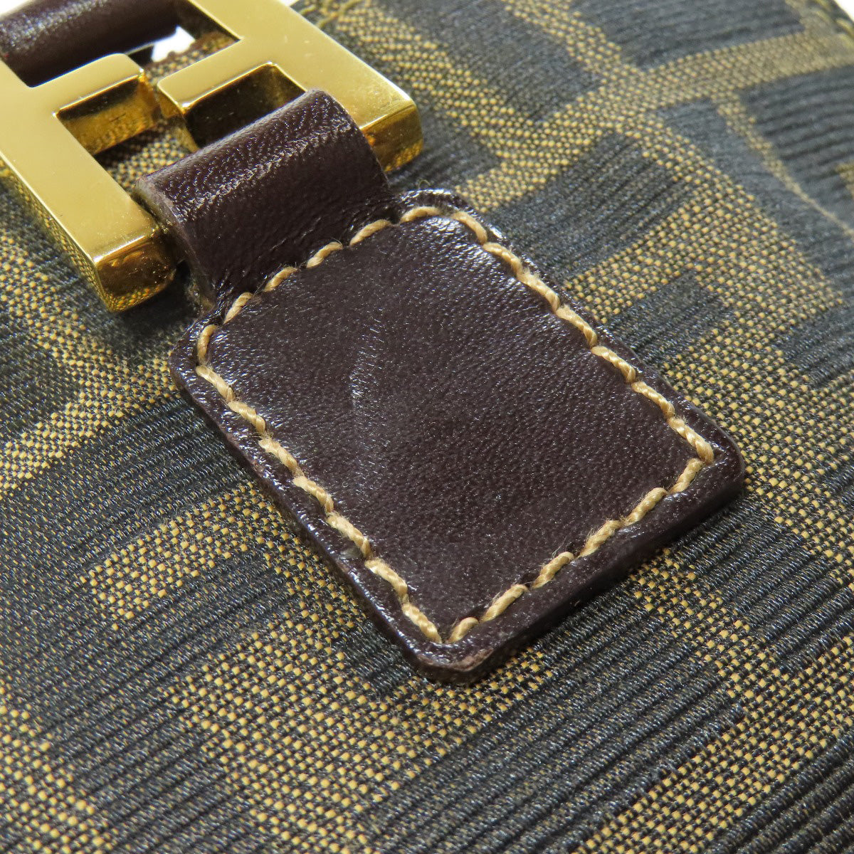 FENDI Handbag canvas Brown Zucca Pattern 2WAY Women Used Authentic