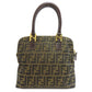 FENDI Handbag canvas Brown Zucca Pattern 2WAY Women Used Authentic