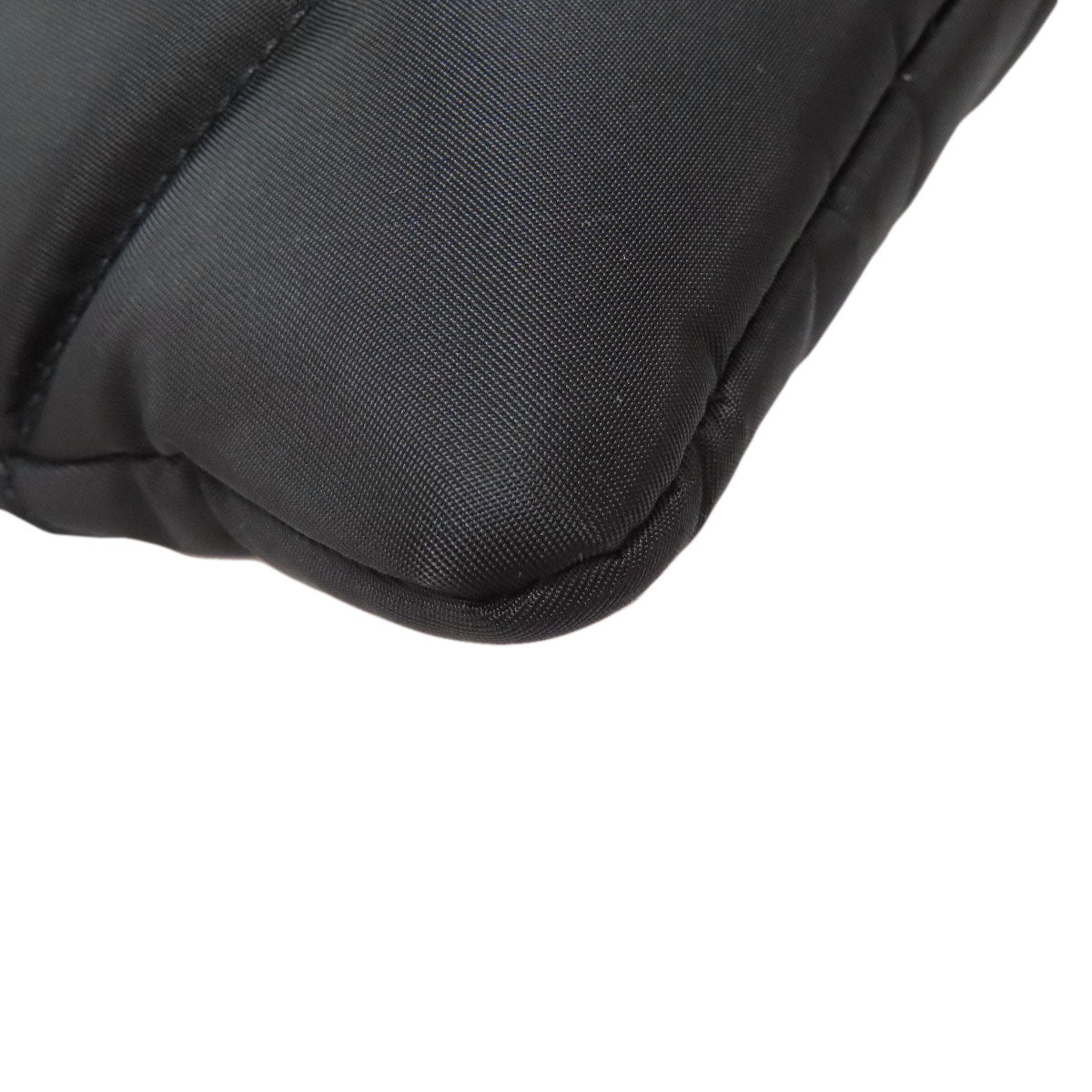 SAINT LAURENT Tote Bag Nylon black logo Women Used Authentic