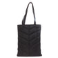 SAINT LAURENT Tote Bag Nylon black logo Women Used Authentic
