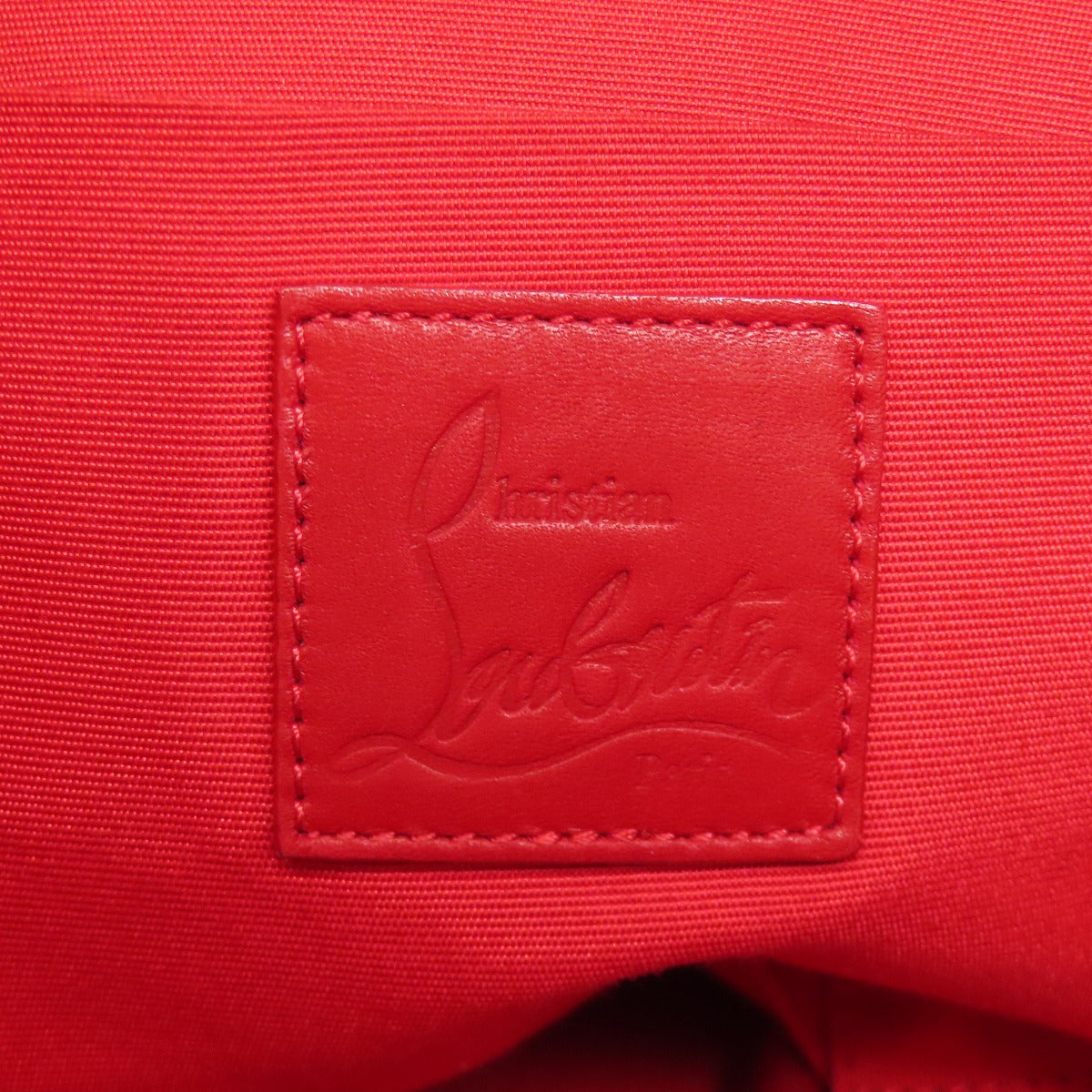 Christian Louboutin Tote Bag leather black logo