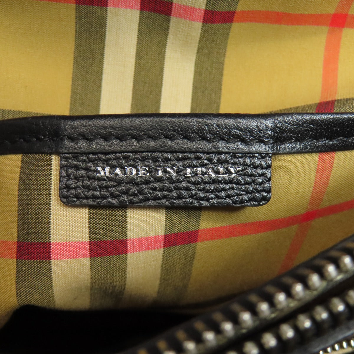 BURBERRY Handbag leather black 2WAY